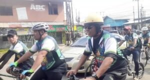 Semangat Nasionalisme Warnai Kegiatan “Ansor #GowesAja Dulu” di Karawang