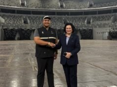 Menpora Dito dan Presiden BWF Tinjau Indonesia Arena, Bahas Peluang Tuan Rumah Sudirman Cup 2027