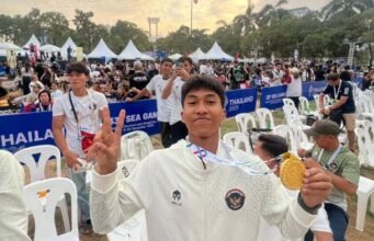 Catat 4,83 Detik! Robby Raih Emas dan Siapkan Investasi Masa Depan