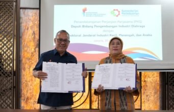 Kemenpora dan Kemenperin Tandatangani PKS Perkuat Pengembangan Industri Bidang Kepemudaan dan Keolahragaan
