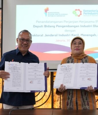 Kemenpora dan Kemenperin Tandatangani PKS Perkuat Pengembangan Industri Bidang Kepemudaan dan Keolahragaan