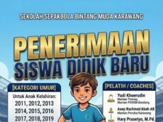 SSB Bintang Muda Karawang Buka Pendaftaran Siswa Baru 2026, Dibina Mantan Pemain Timnas dan Persika