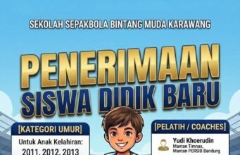 SSB Bintang Muda Karawang Buka Pendaftaran Siswa Baru 2026, Dibina Mantan Pemain Timnas dan Persika