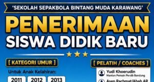 SSB Bintang Muda Karawang Buka Pendaftaran Siswa Baru, Siapkan Generasi Pesepak Bola Asli Karawang