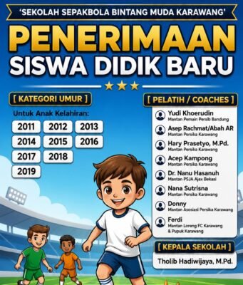 SSB Bintang Muda Karawang Buka Pendaftaran Siswa Baru, Siapkan Generasi Pesepak Bola Asli Karawang