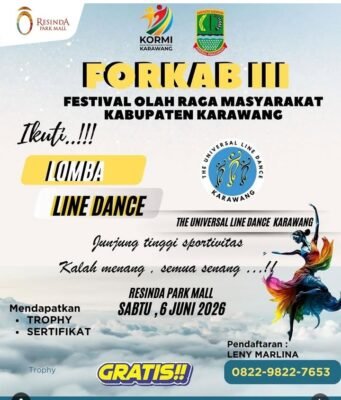 KORMI Karawang Gelar Lomba Line Dance Gratis di Resinda Park Mall, Catat Tanggalnya!