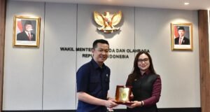 Wamenpora Taufik Terima Audiensi Wakil Wali Kota Kupang, Perkuat Sinergi Program Pemuda dan Olahraga