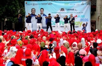 Diikuti 4.200 Peserta, Peluncuran CFD Kota Cimahi Diwarnai Senam Massal Bersama, Hiburan Rakyat, Bazar UMKM, hingga Cek Kesehatan Gratis
