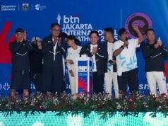 Menpora Erick Thohir Lepas Ribuan Pelari BTN Jakarta International Marathon 2026