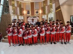 Kemenpora Lepas Tim Sepak Bola Pelajar Garuda Muda ke AFC Vietnam Hanoi International 2026