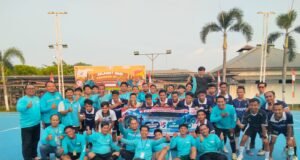 GOKAR dan Warga Binaan Lapas Karawang Gelar Futsal Persahabatan